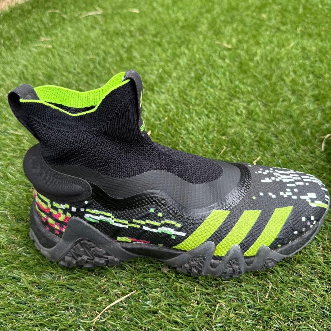 【備品】adidas ゴルフシューズ ブラック/ライム