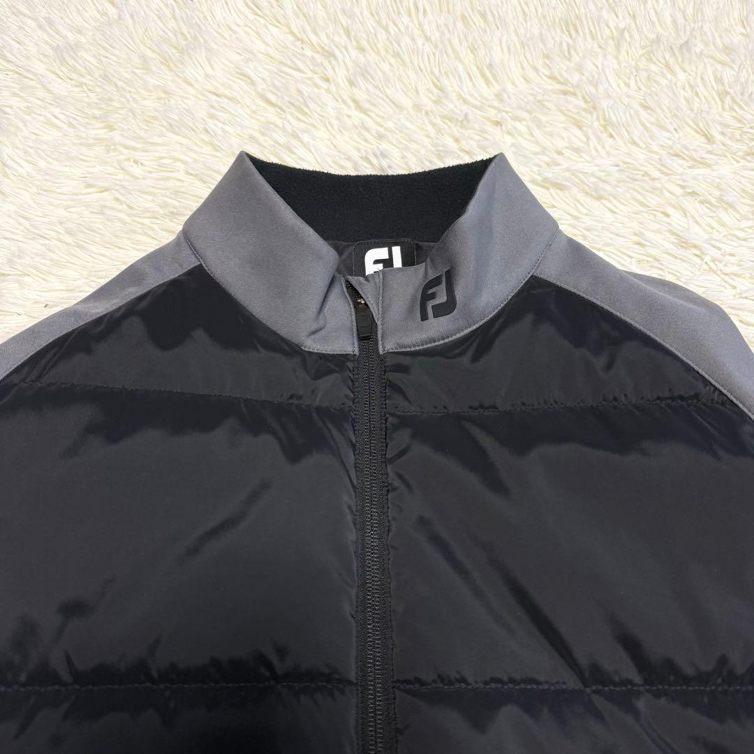 【フットジョイ】極美品 中綿ジャケット ブラック 2XLサイズ メンズ