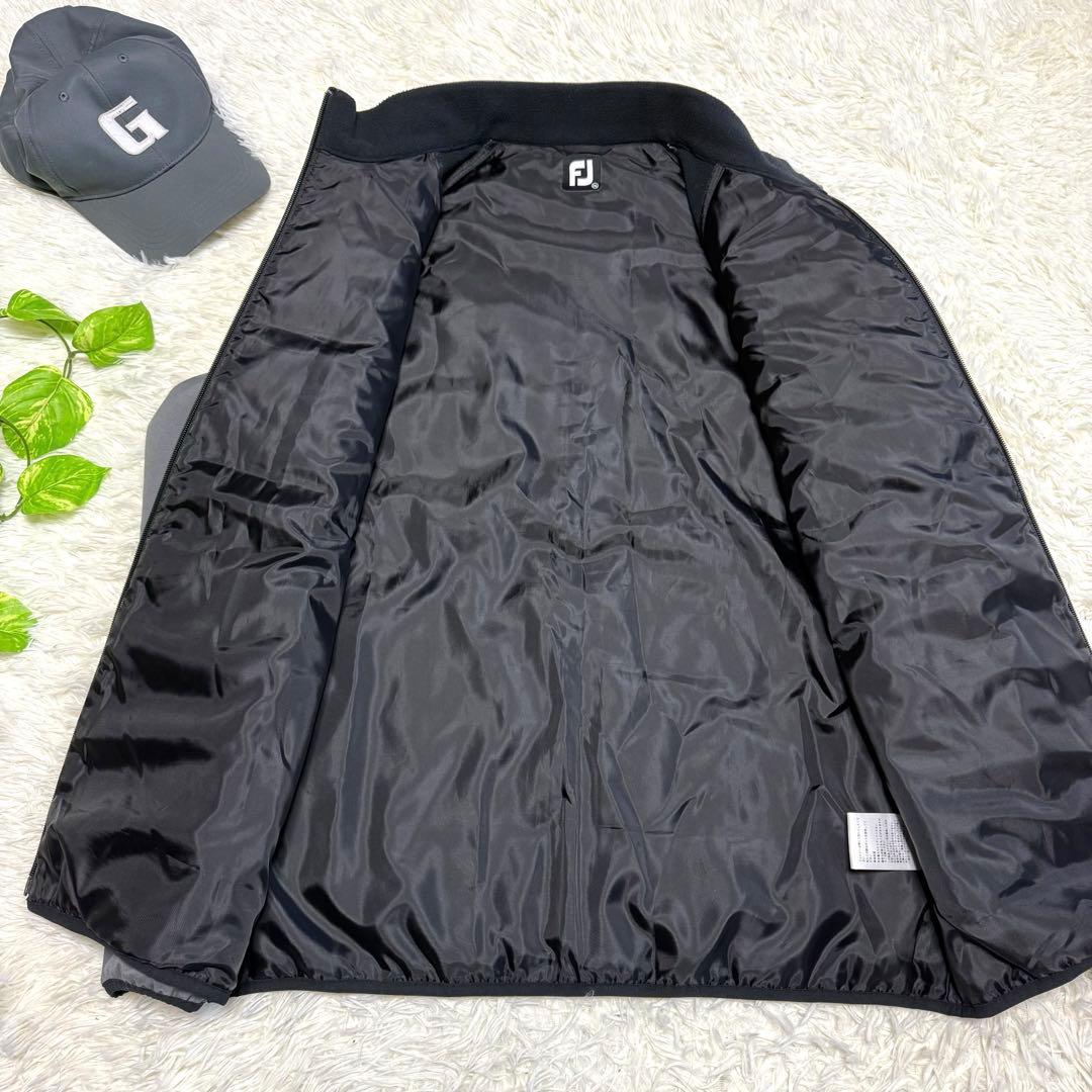 【フットジョイ】極美品 中綿ジャケット ブラック 2XLサイズ メンズ