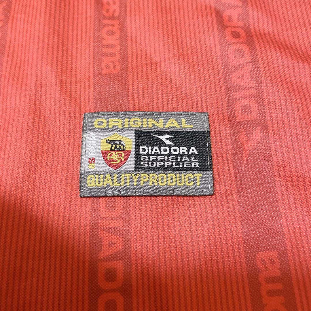 【希少】ASローマ トッティ 10番 Diadora期 ホーム Lサイズ 美品