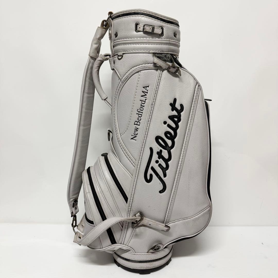 Titleist キャディバッグ　タイトリスト　ヴィンテージ　レザー　オールド