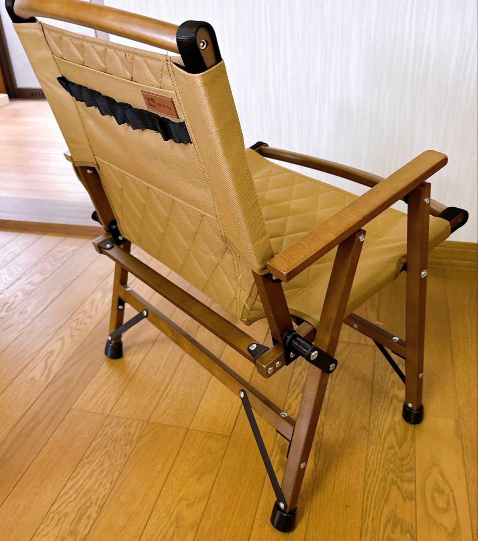 WAQ Folding Wood Chair チェア タン