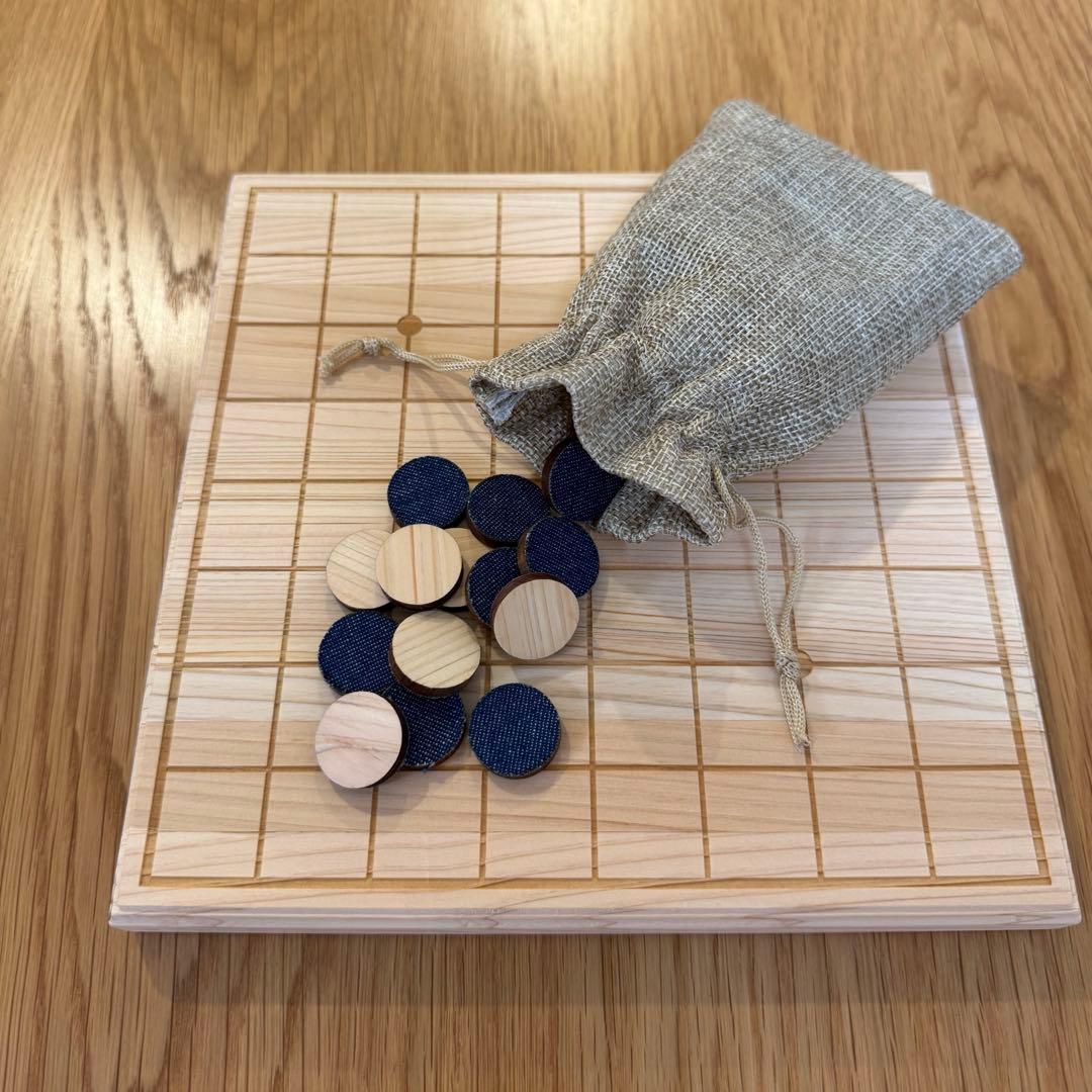 未使用品❤︎お値下げ❤︎LIFE ヒノキとデニムのリバーシ Reversi オセロ