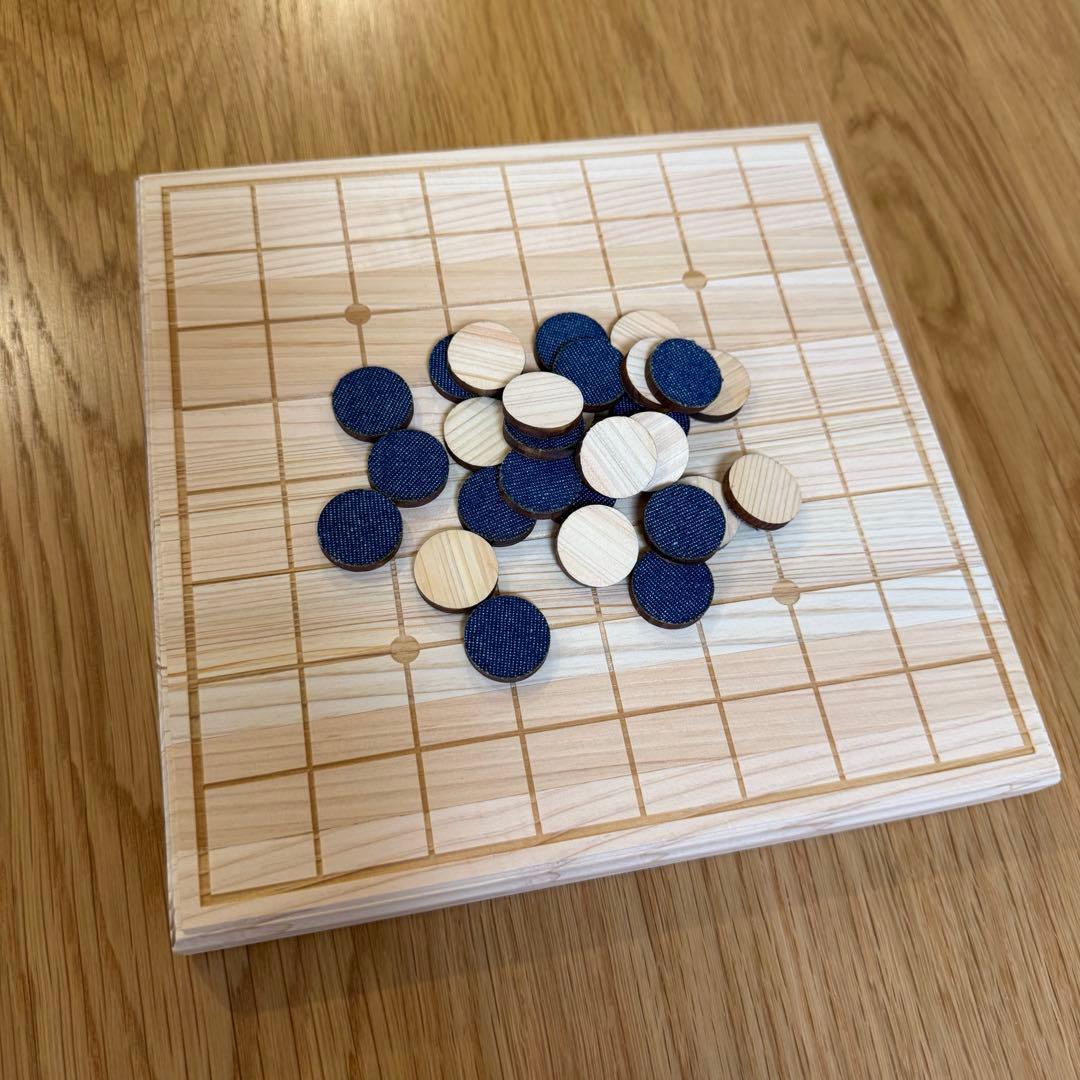 未使用品❤︎お値下げ❤︎LIFE ヒノキとデニムのリバーシ Reversi オセロ