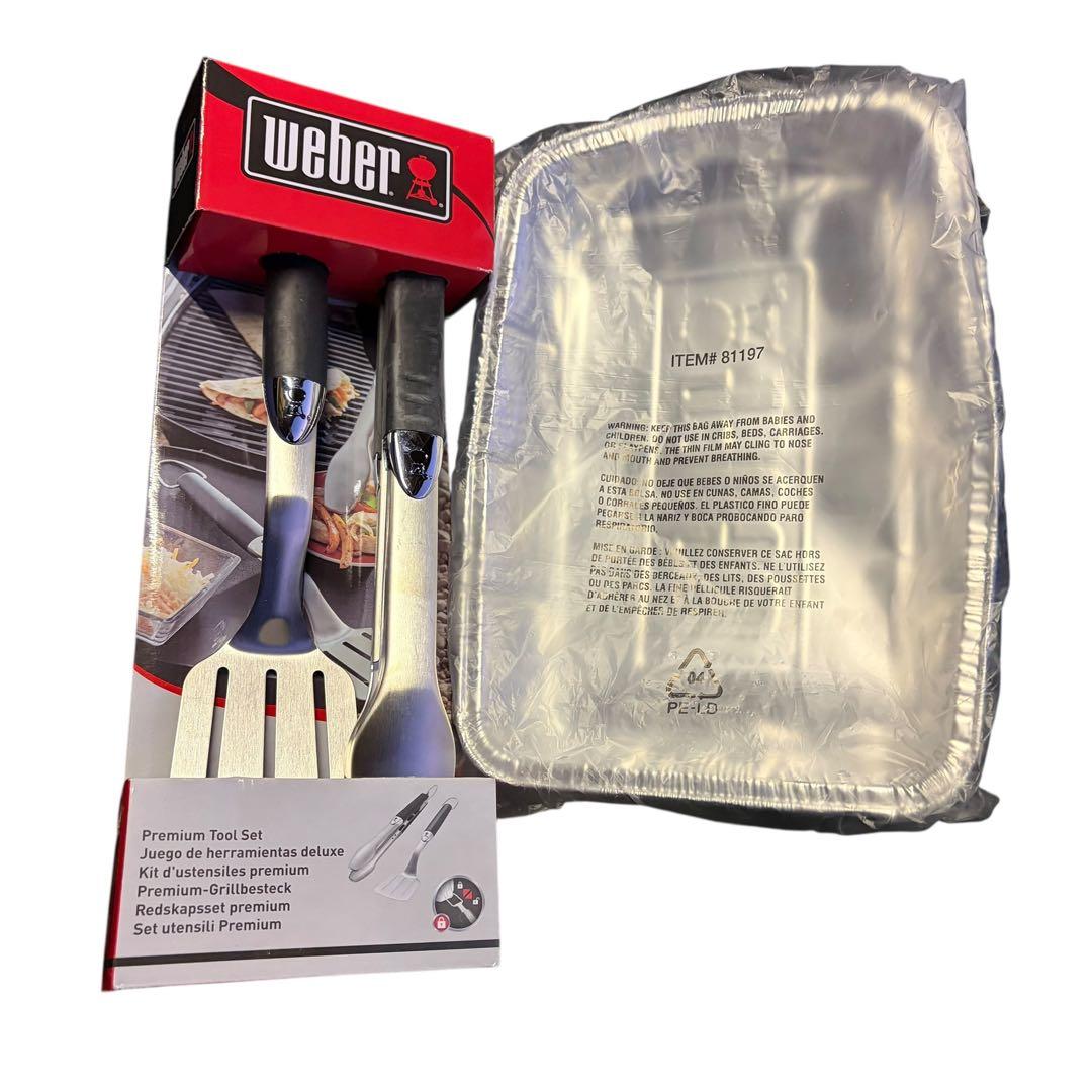 【新品未使用】Weber プレミアムチャコールグリル温度計 付属品多数