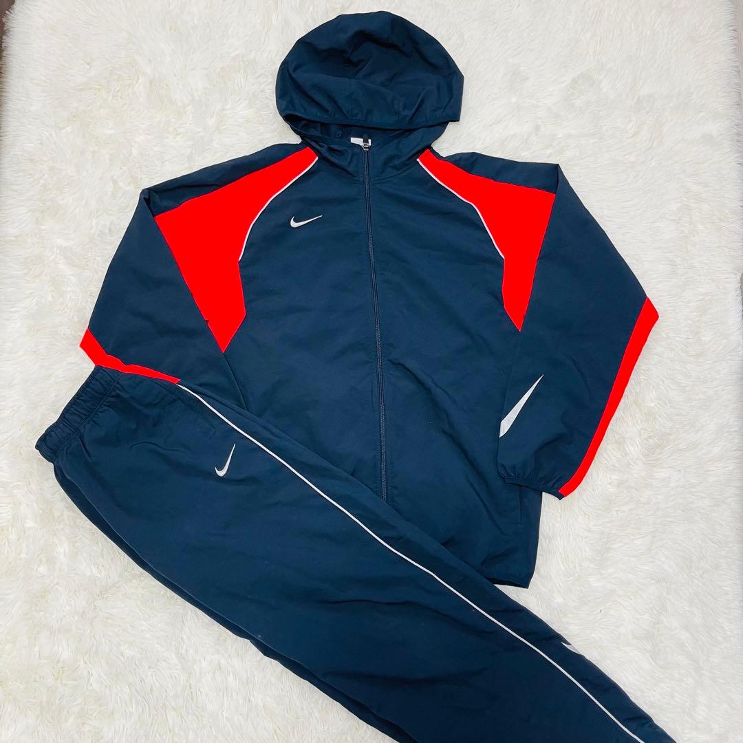 NIKE ナイキ セットアップ 上下 ナイロン ジャージ サッカー フットサル