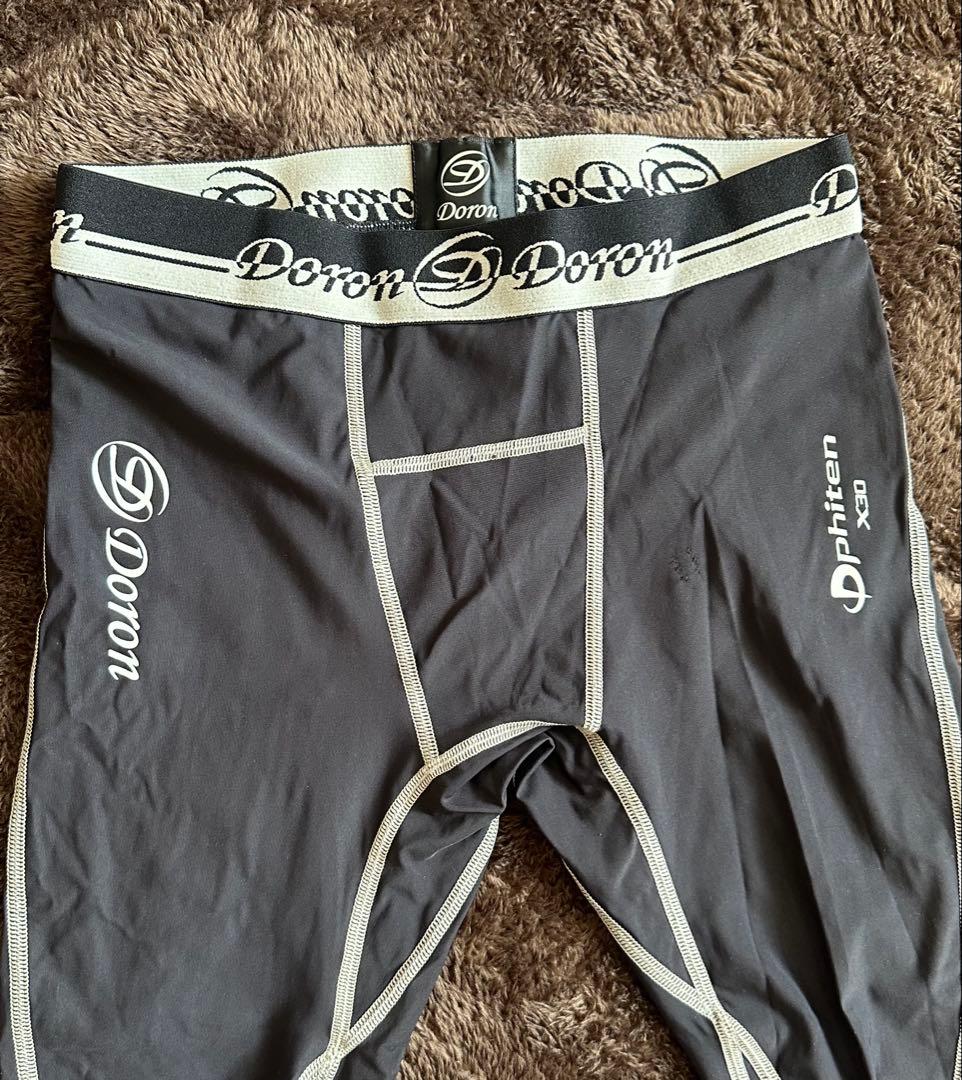 Doron × Phiten スポーツタイツ　黒