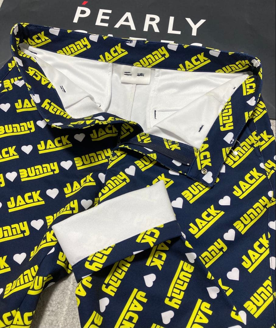 新品 ジャックバニー 2WAYストレッチツイルボンディングパンツ(6)LL/紺