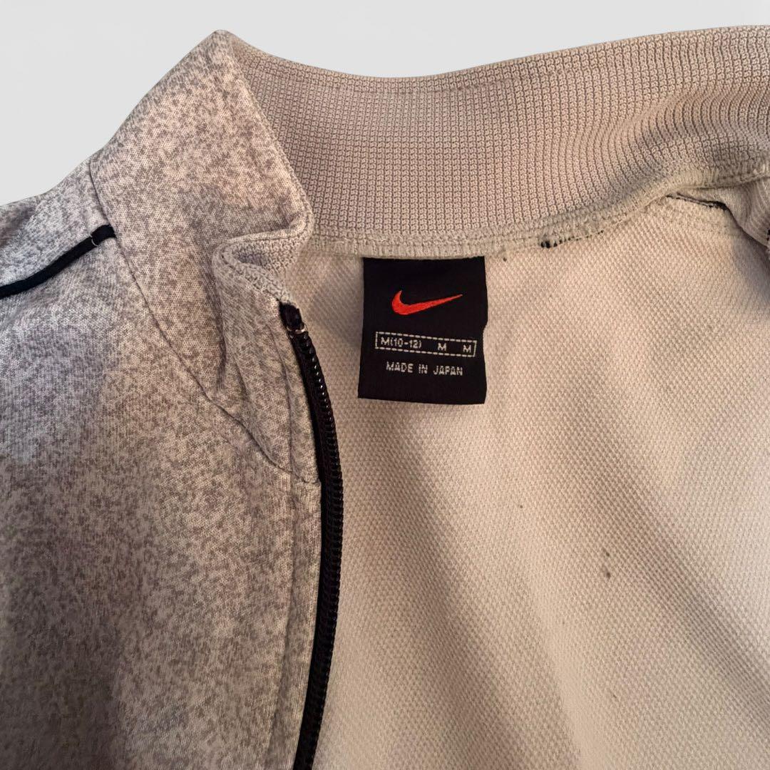 【90s】NIKE 日本製 黒赤タグ ジャージ M グレー