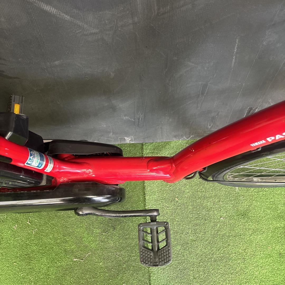 電動自転車 YAMAHA PAS Raffini レッド 3人乗り対応　B