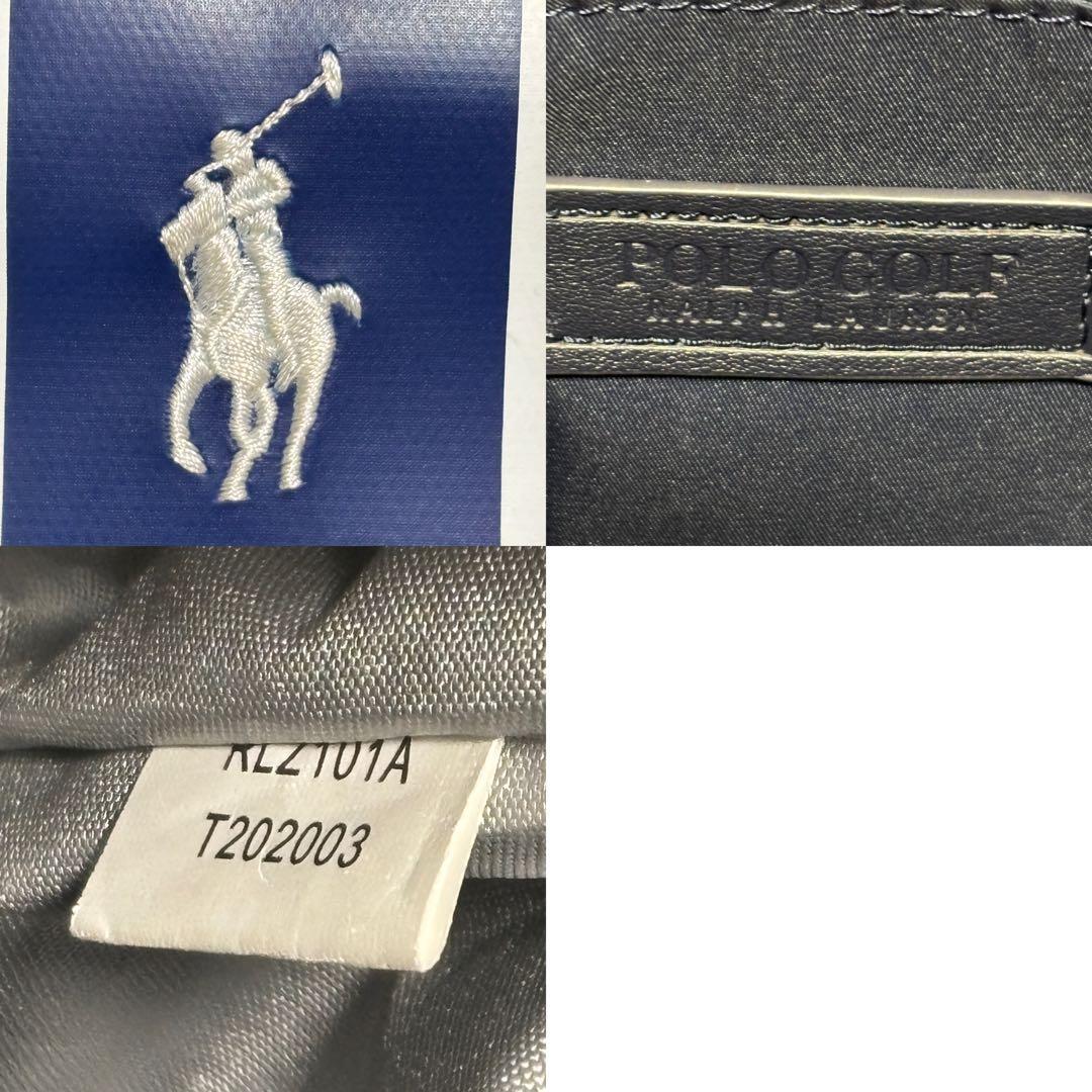 POLO GOLF カートバッグ ナイロン ネイビー ポロゴルフ D77