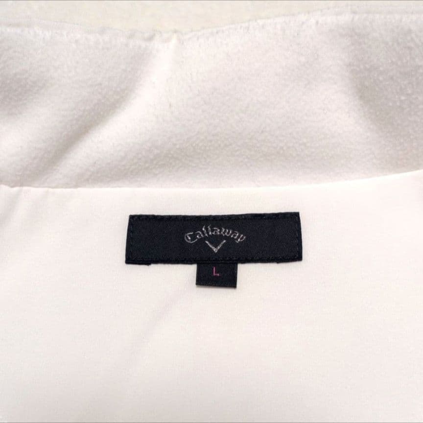 河本結プロ♡Callaway 裾フリル付き ジャケット Lサイズ 美品♡防寒