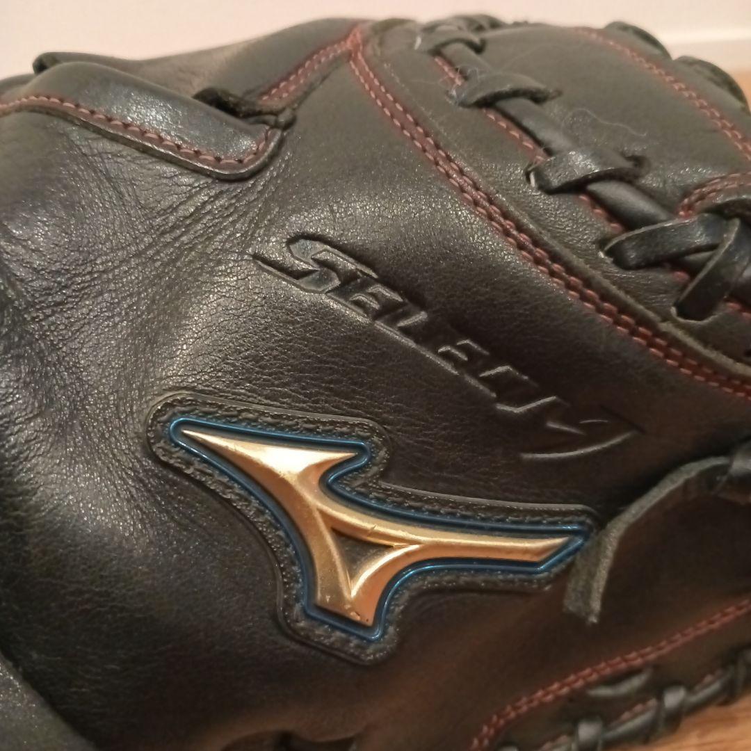 Mizuno ミズノ セレクトナイン 黒 グローブ キャッチャーミット 少年野球