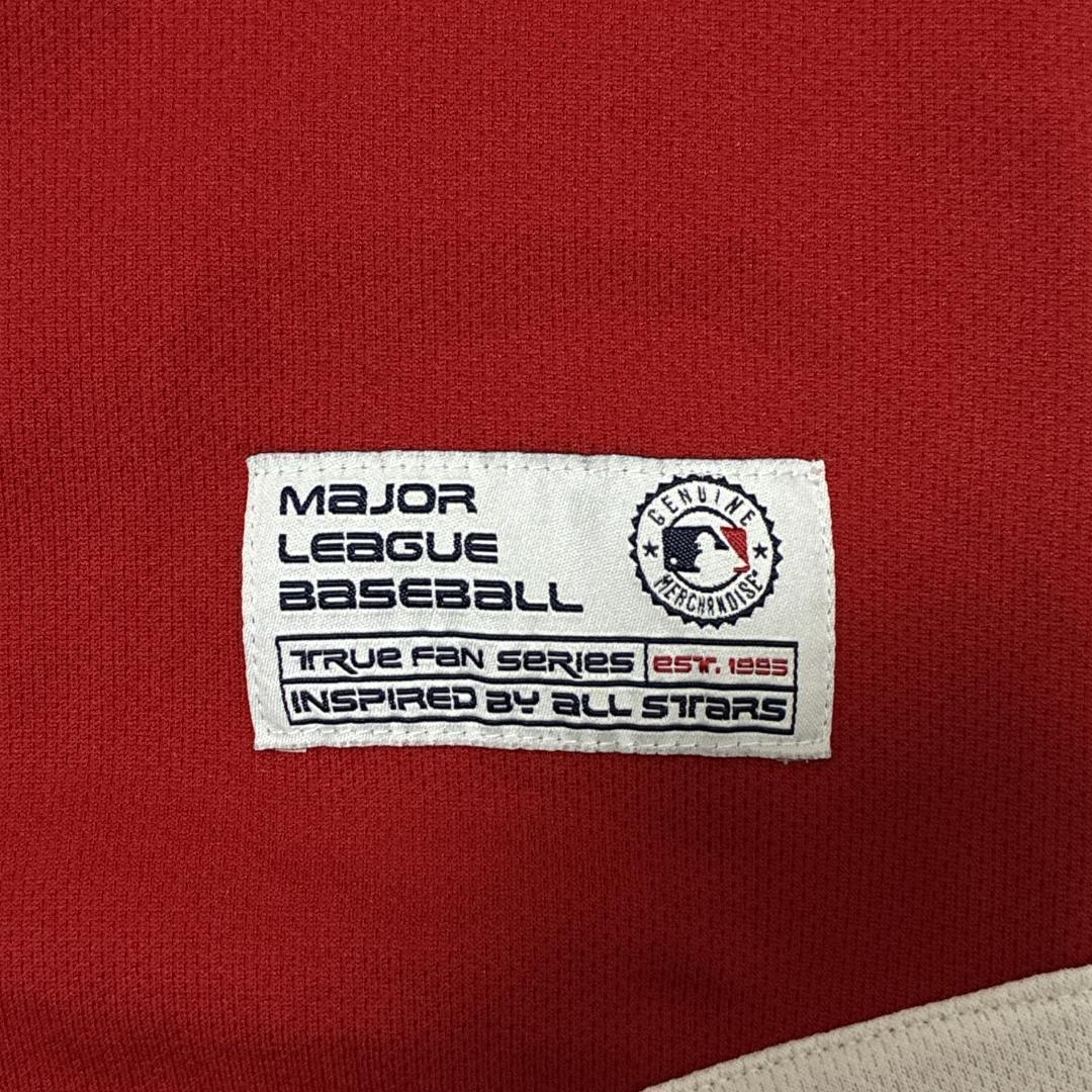 MLBカージナルス ユニフォーム ゲームシャツ 刺繍ロゴ 90s L相当 古着