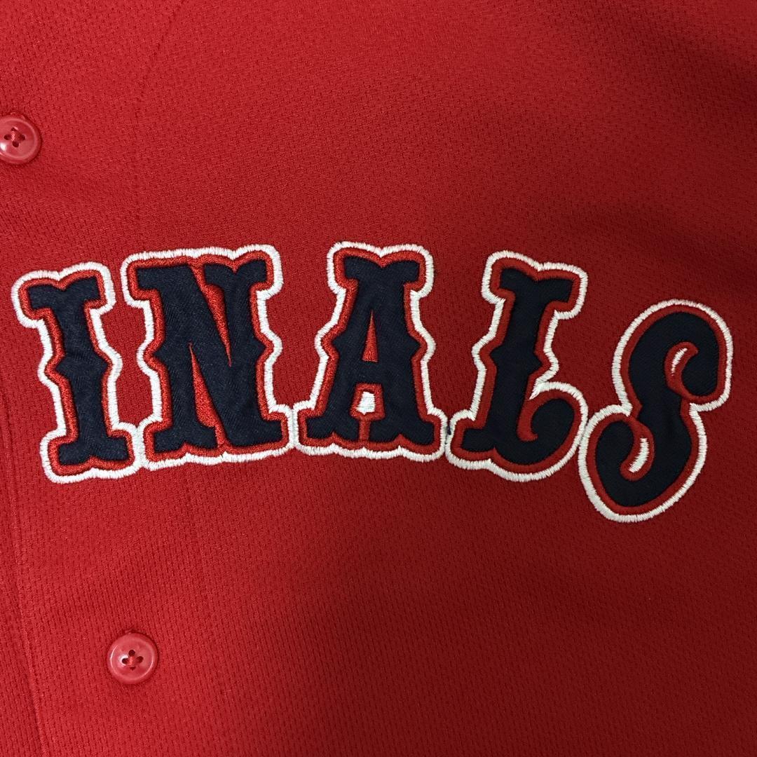 MLBカージナルス ユニフォーム ゲームシャツ 刺繍ロゴ 90s L相当 古着