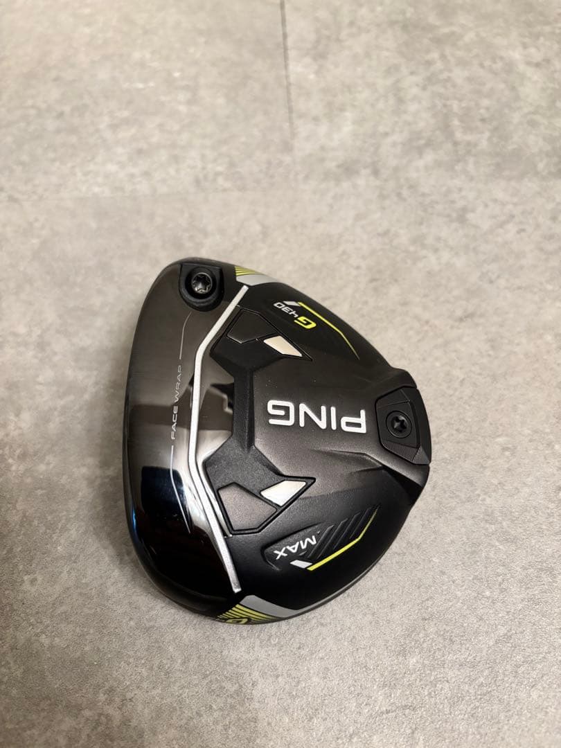 PING G430 MAX 5W 18度 ヘッド単品 純正カバー付