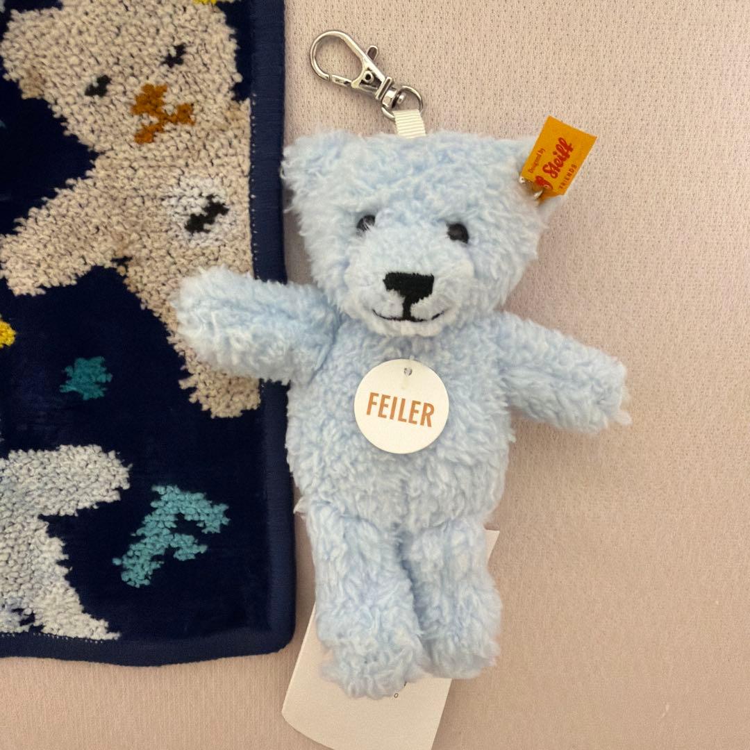 FEILER クマデザイン タオルとぬいぐるみセット