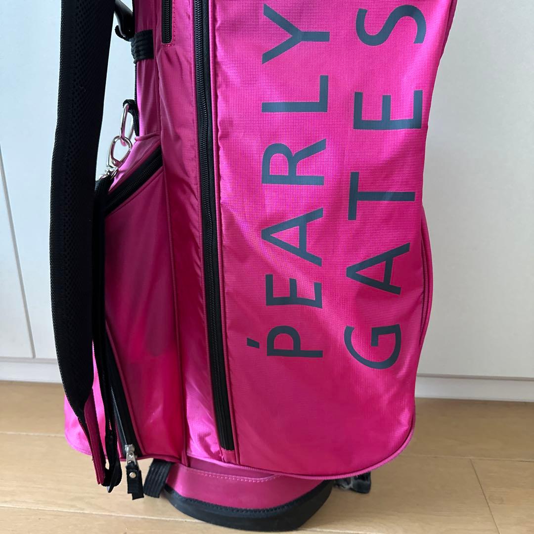 PEARLY GATES キャディバッグ 89 ピンク　バック付きです