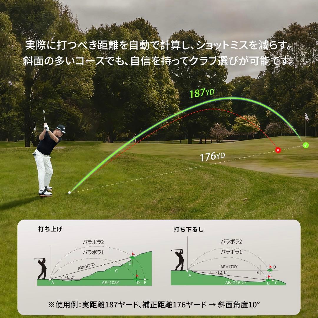 2026新作 ゴルフ 距離計 CLASSIC T80 ゴルフレーザー距離計 白