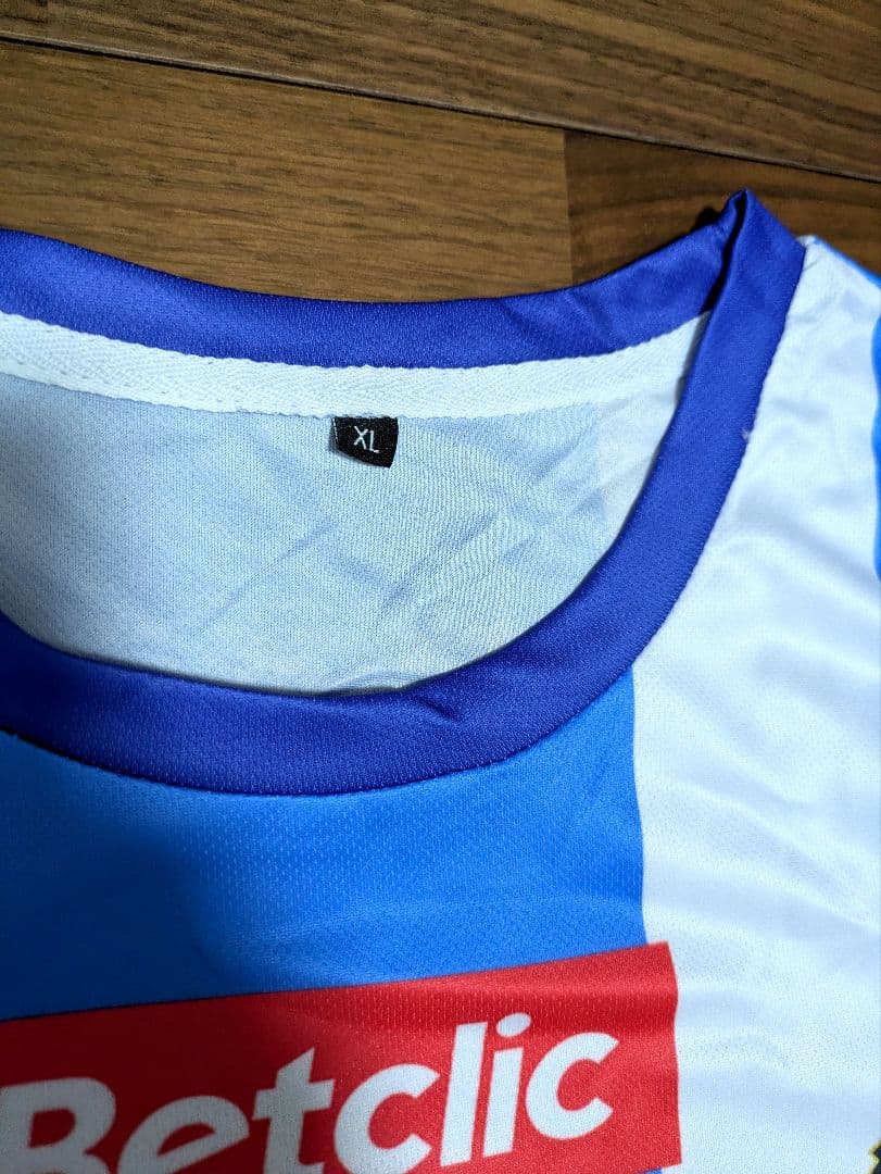 ☆海外限定　ゲームシャツ　tシャツ　ジャージ　ウェア　ユニフォーム　ライトブルー