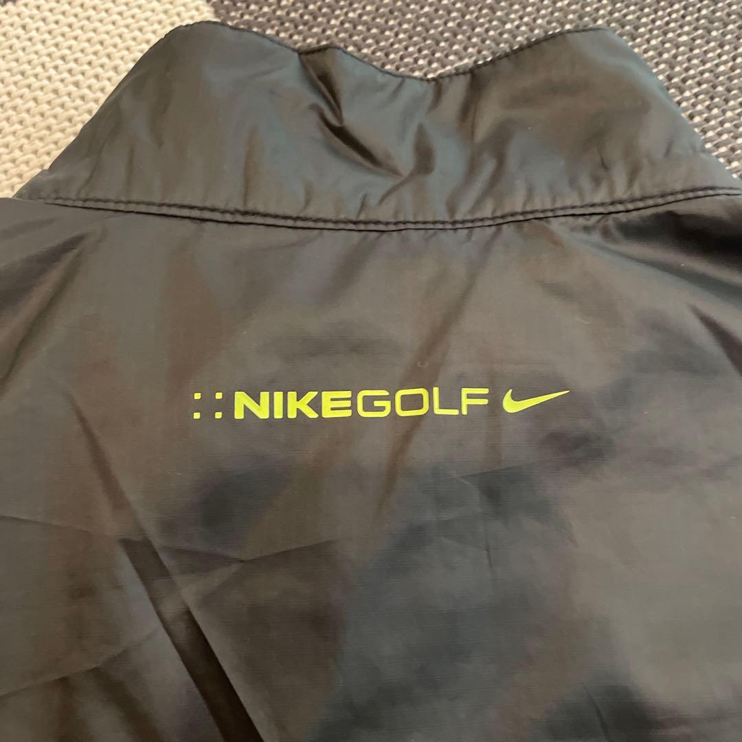 NIKE GOLF ハーフジップ 半袖ウィンドブレーカー　ジャケットL ブラック
