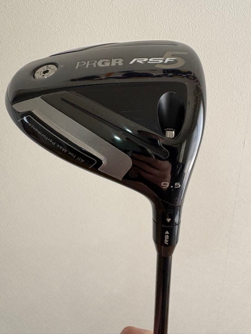 PRGR RS5Fドライバー 9.5°Ｓ　 テーラーUT19°Ｓ2本セット
