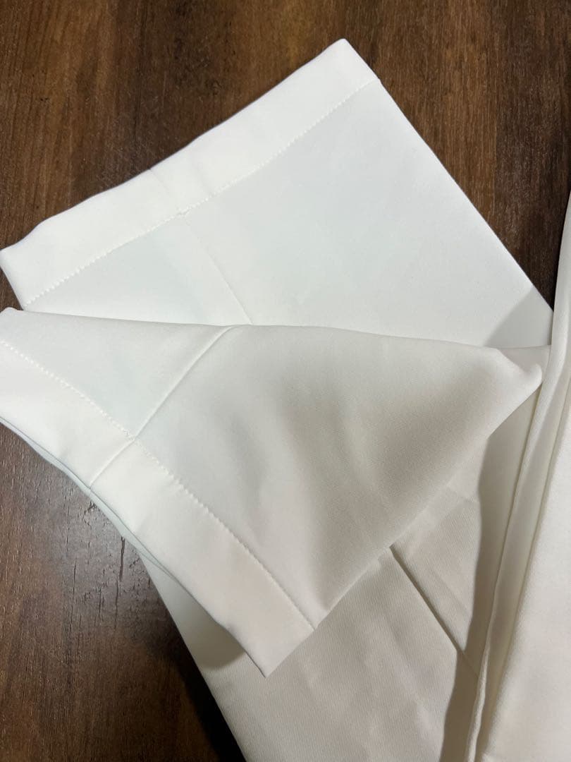【美品】ブリーフィング　ストレッチロングパンツ　L ホワイト