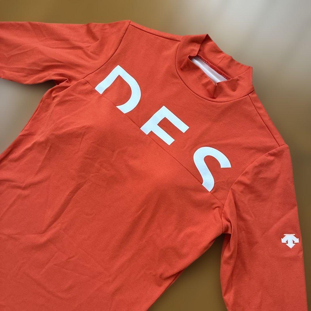 DESCENTE GOLF レディースシャツ L オレンジ