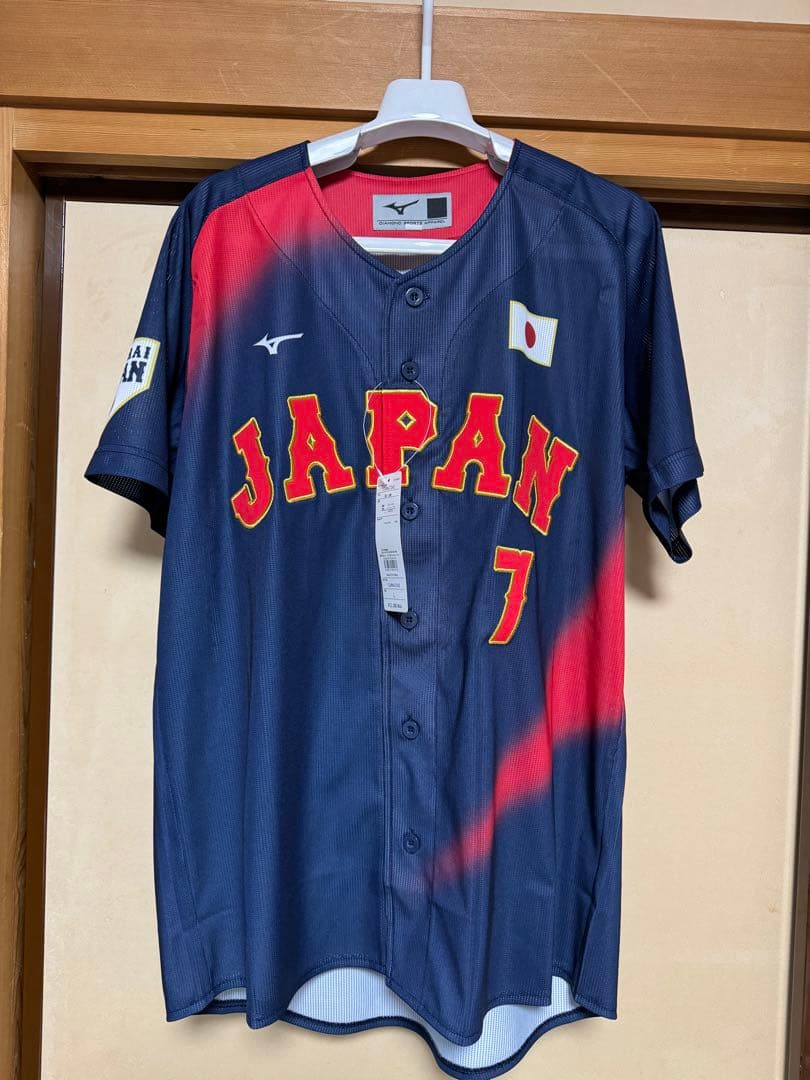 侍ジャパン 西川史礁 直筆サイン レプリカユニフォーム ビジター 千葉ロッテ