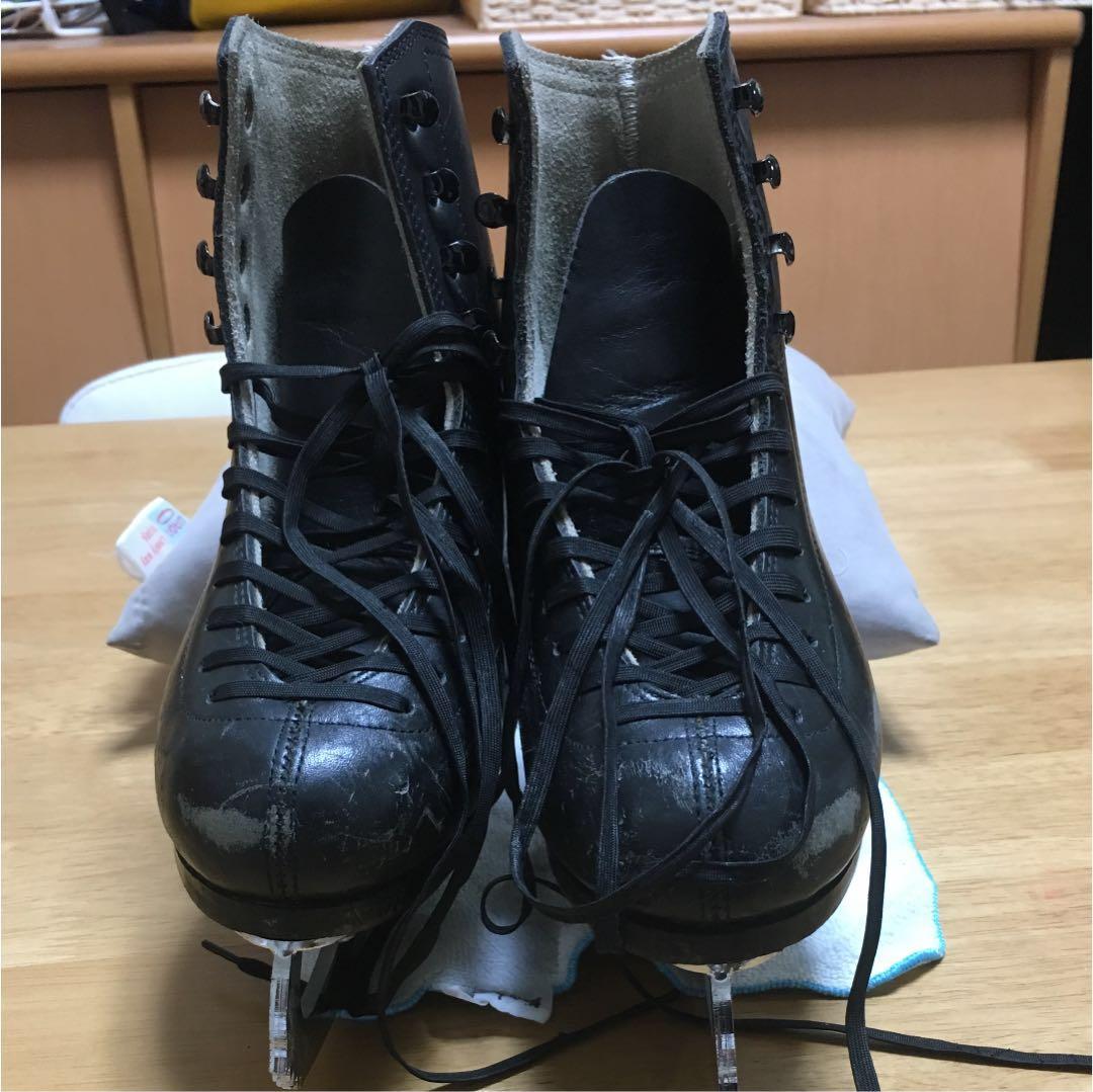 スケート靴 中古 (黒 )19.5cm