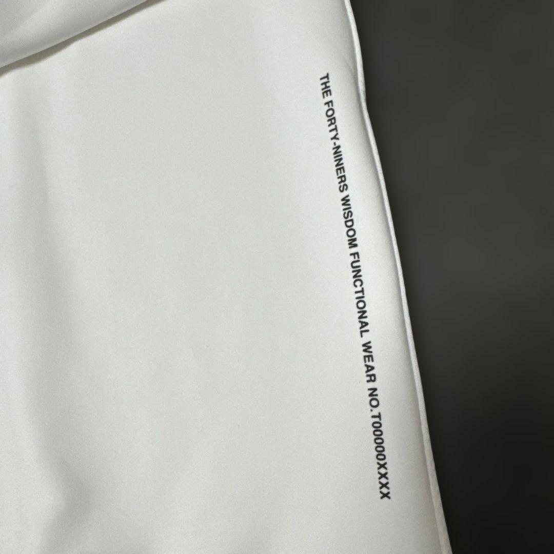 新品 TFW49 六分丈の袖シャツ ホワイト
