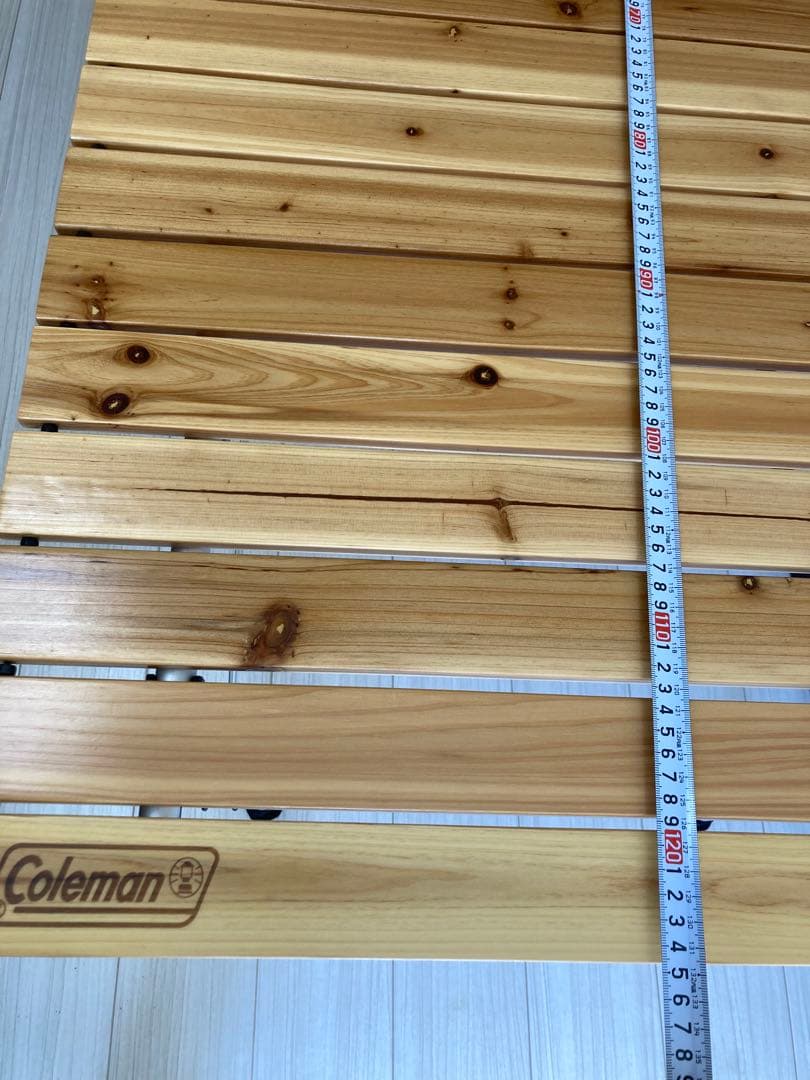 Coleman ナチュラルウッドロールテーブル 120 廃盤品