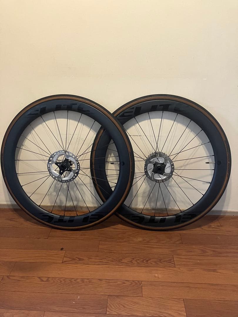 elitewheels edge 50 カーボン　disc シマノフリー