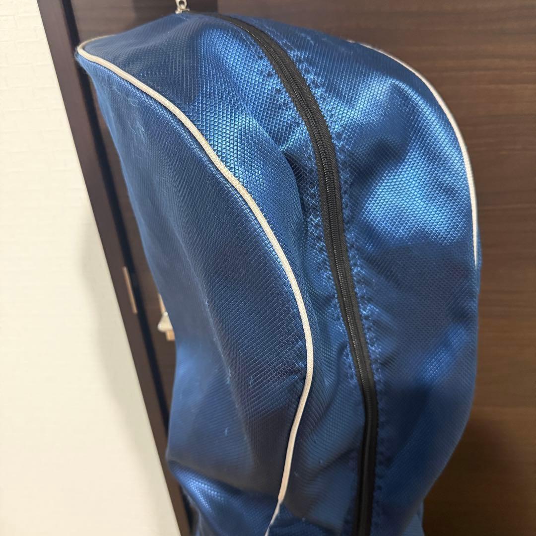 Mizuno スタンド式 キャディバッグ ゴルフバッグ 青/白