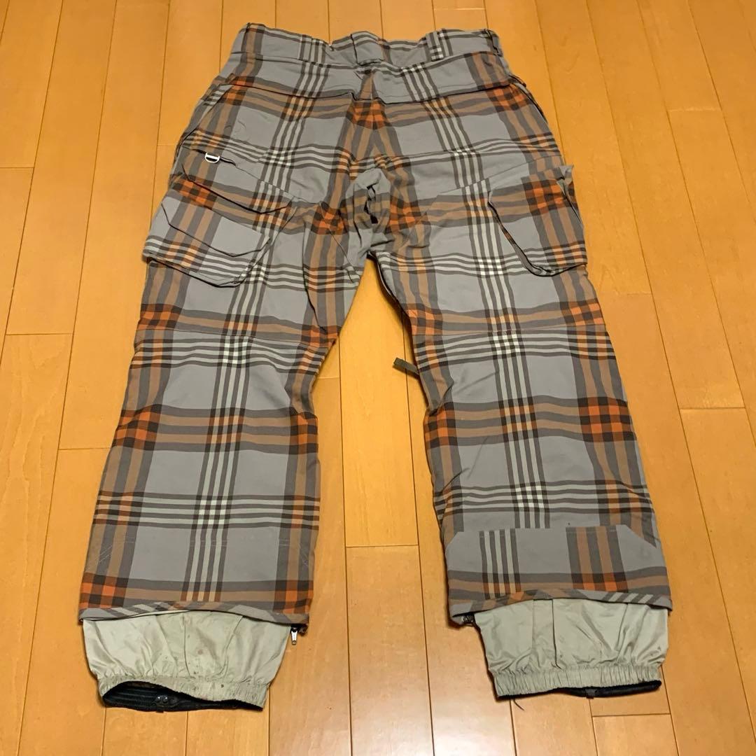 バートン　BURTON チェック柄 スノーボードパンツ L