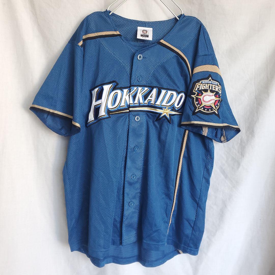 北海道日本ハムファイターズ 中田翔 ホームユニフォーム ブルー WE LOVE