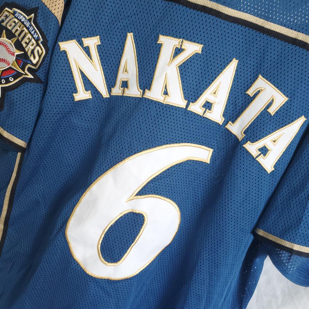 北海道日本ハムファイターズ 中田翔 ホームユニフォーム ブルー WE LOVE