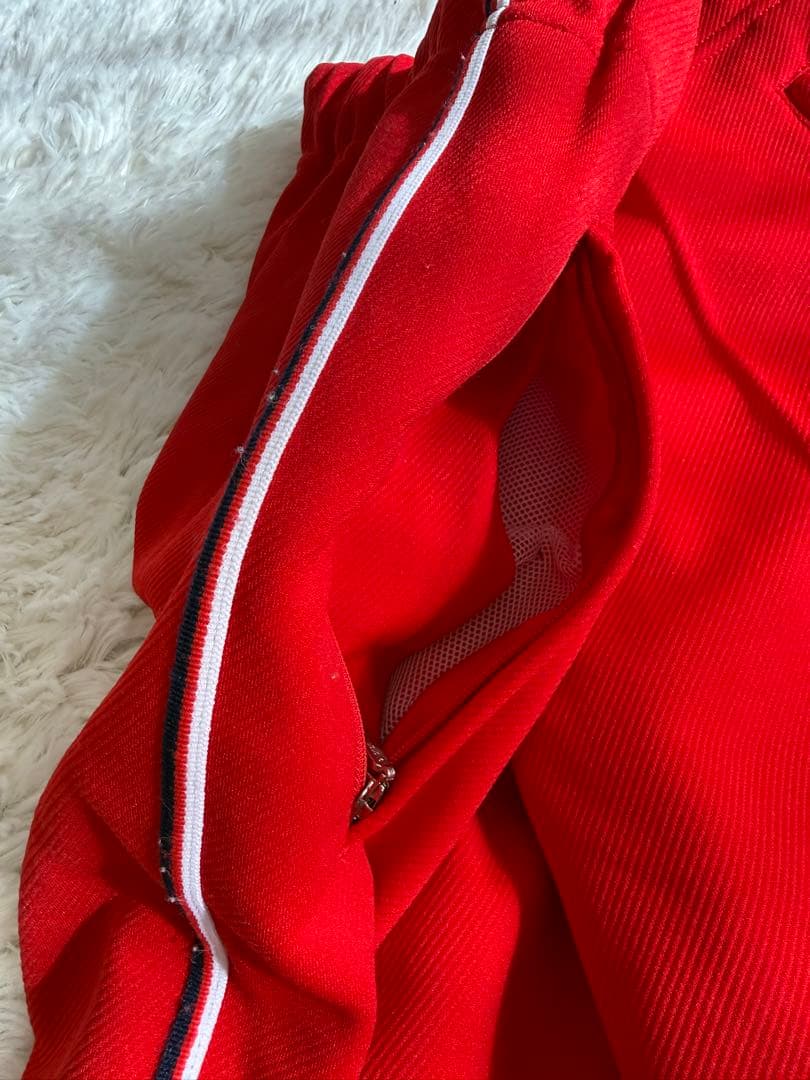 アディダス　adidas レッド　赤 ジャージ　上下セット Y2K H8