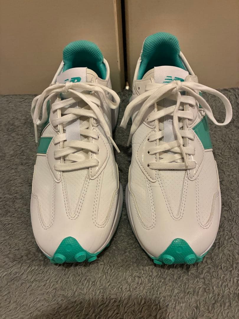 美品NEW BALANCE WGS327 ゴルフシューズ シロ 白 23