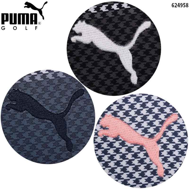 新品●PUMA ゴルフ●秋・冬 中綿テーパードパンツ 千鳥格子スッキリシルエット