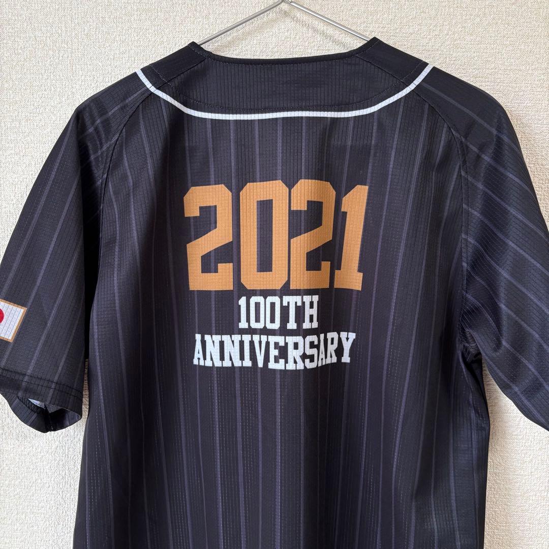 サッカー日本代表　100周年記念ベースボールシャツ