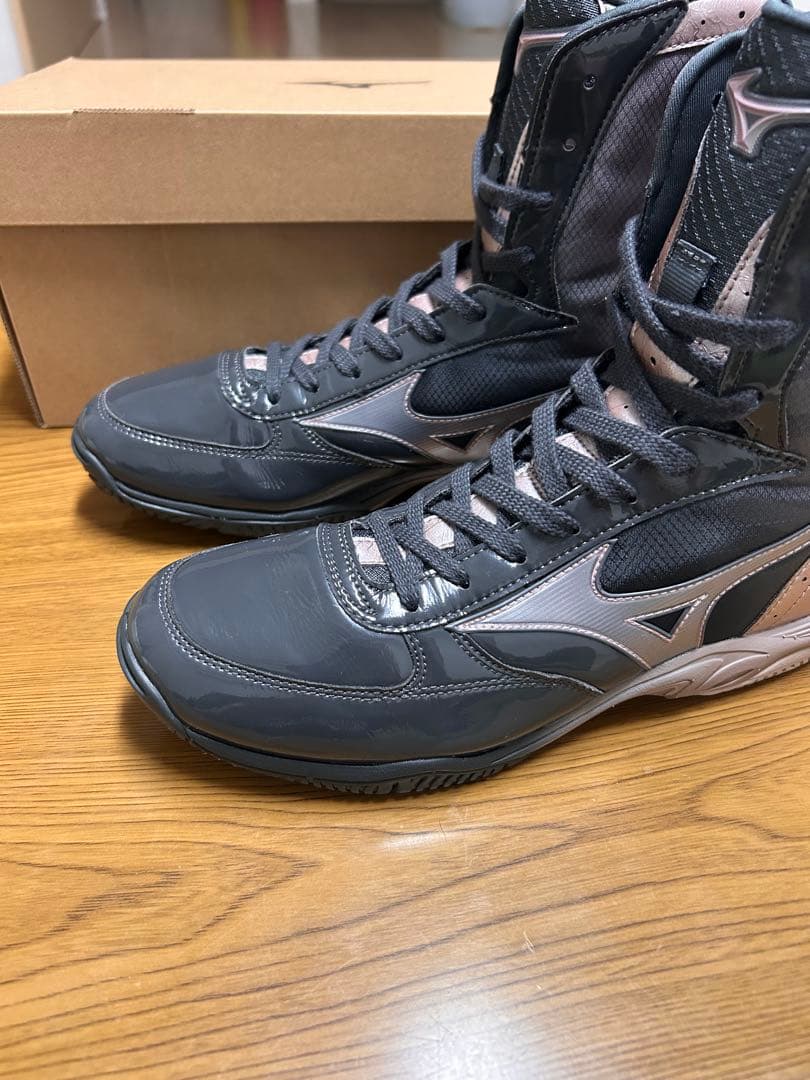 Mizuno ボクシングシューズ グレー/ベージュ
