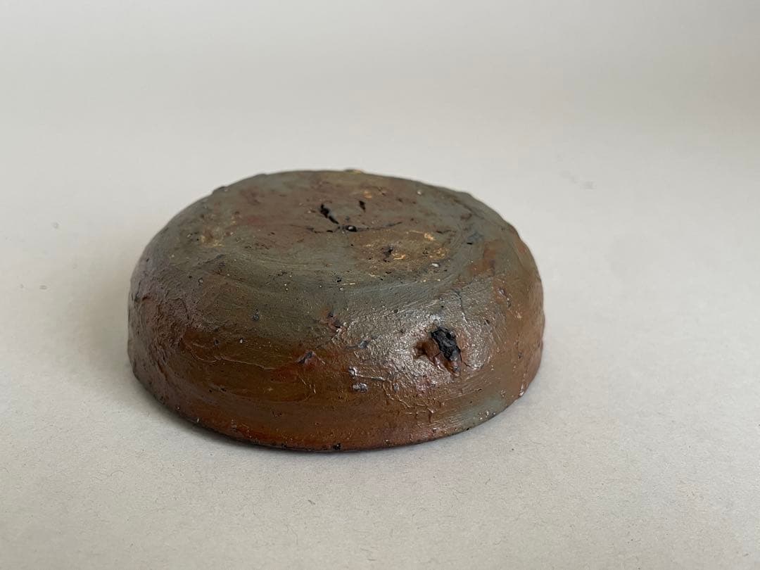 國吉清尚 ぐい呑 酒器 お猪口盃 やちむん 焼き締め　検索:島武己(武巳) 国吉