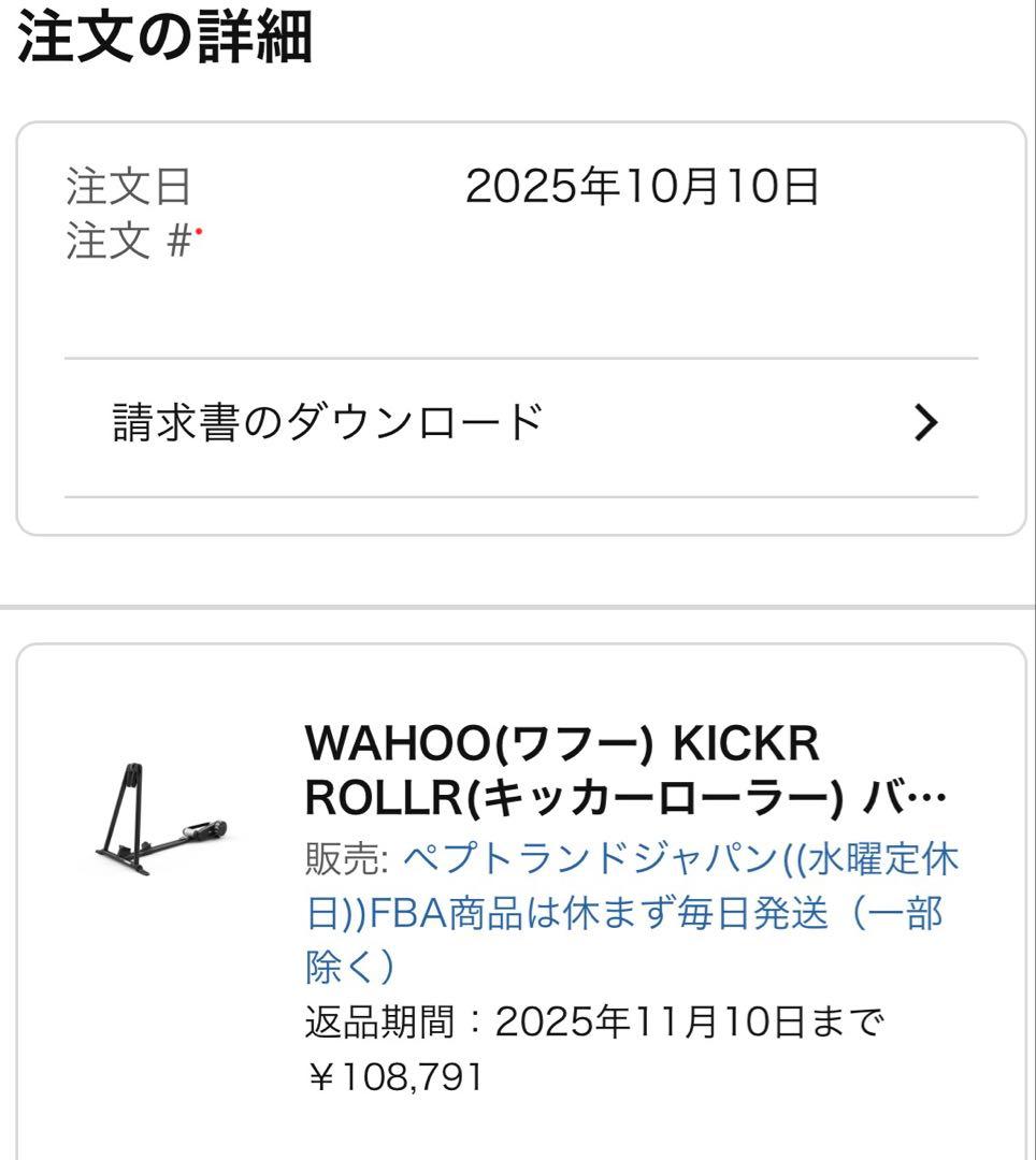 WAHOO（ワフー）KICKR ROLLR トレーニング用ローラー台