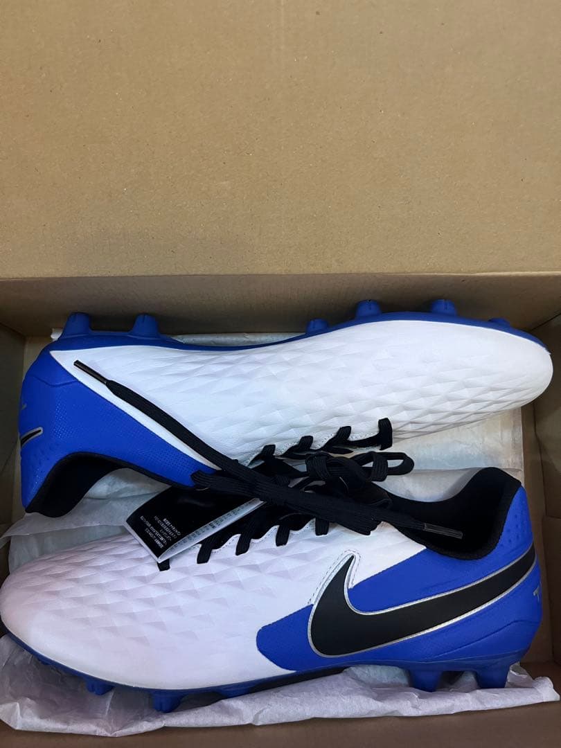 新品！Nike サッカーシューズ ホワイト/ブルー/ブラック