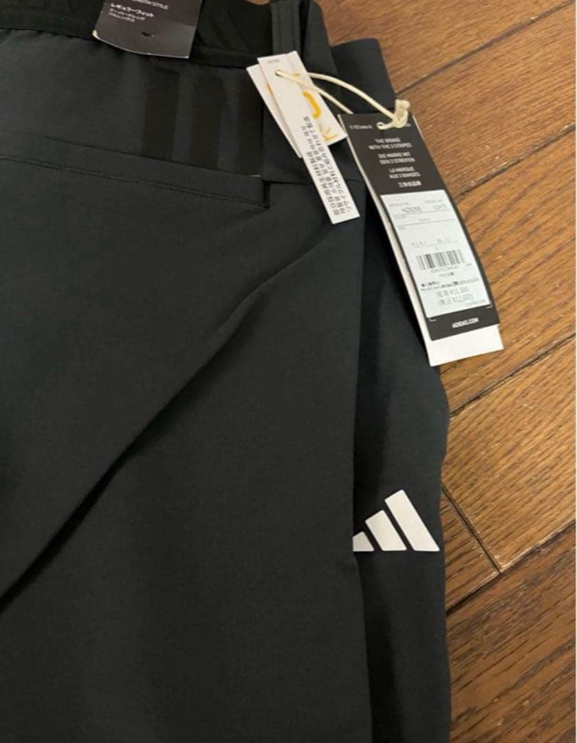 新品　アディダス　ゴルフ　L 黒　WIND.RDY EX STRETCH