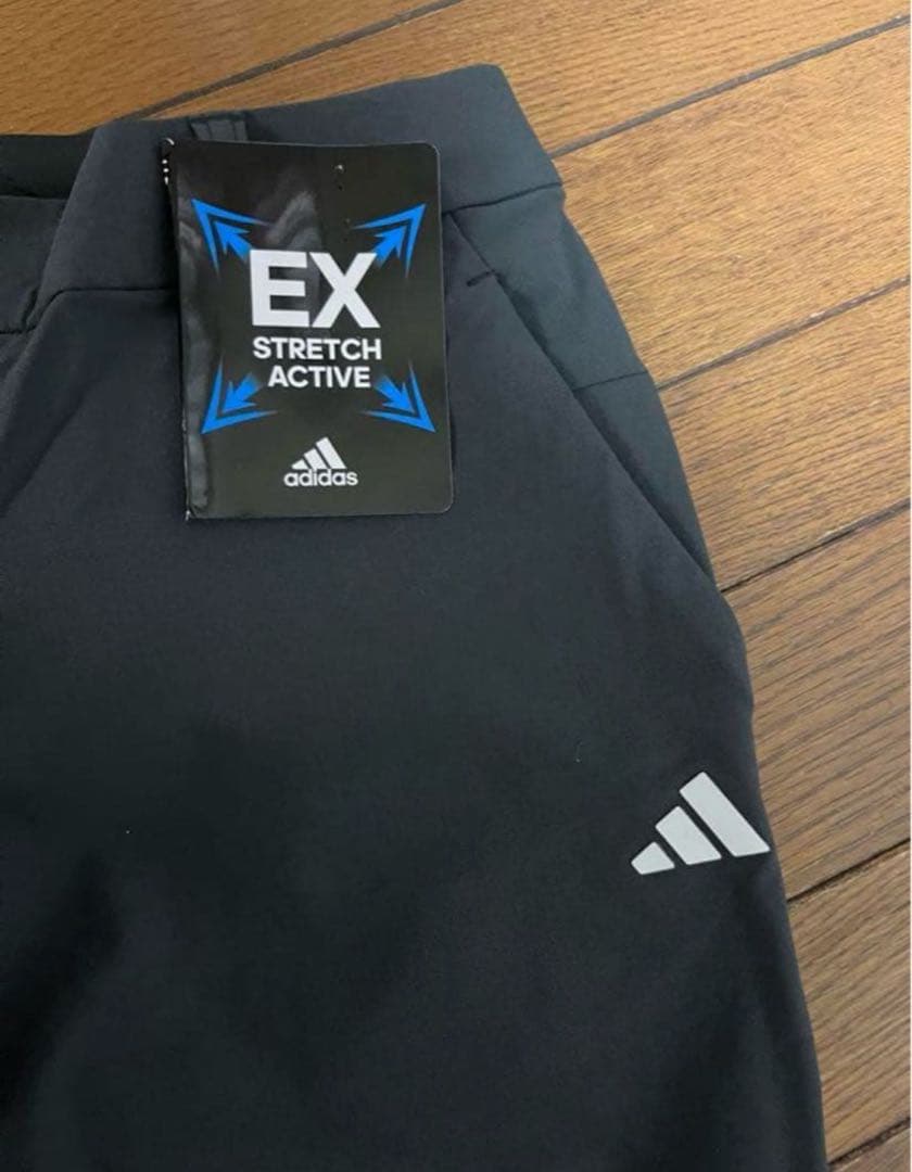 新品　アディダス　ゴルフ　L 黒　WIND.RDY EX STRETCH