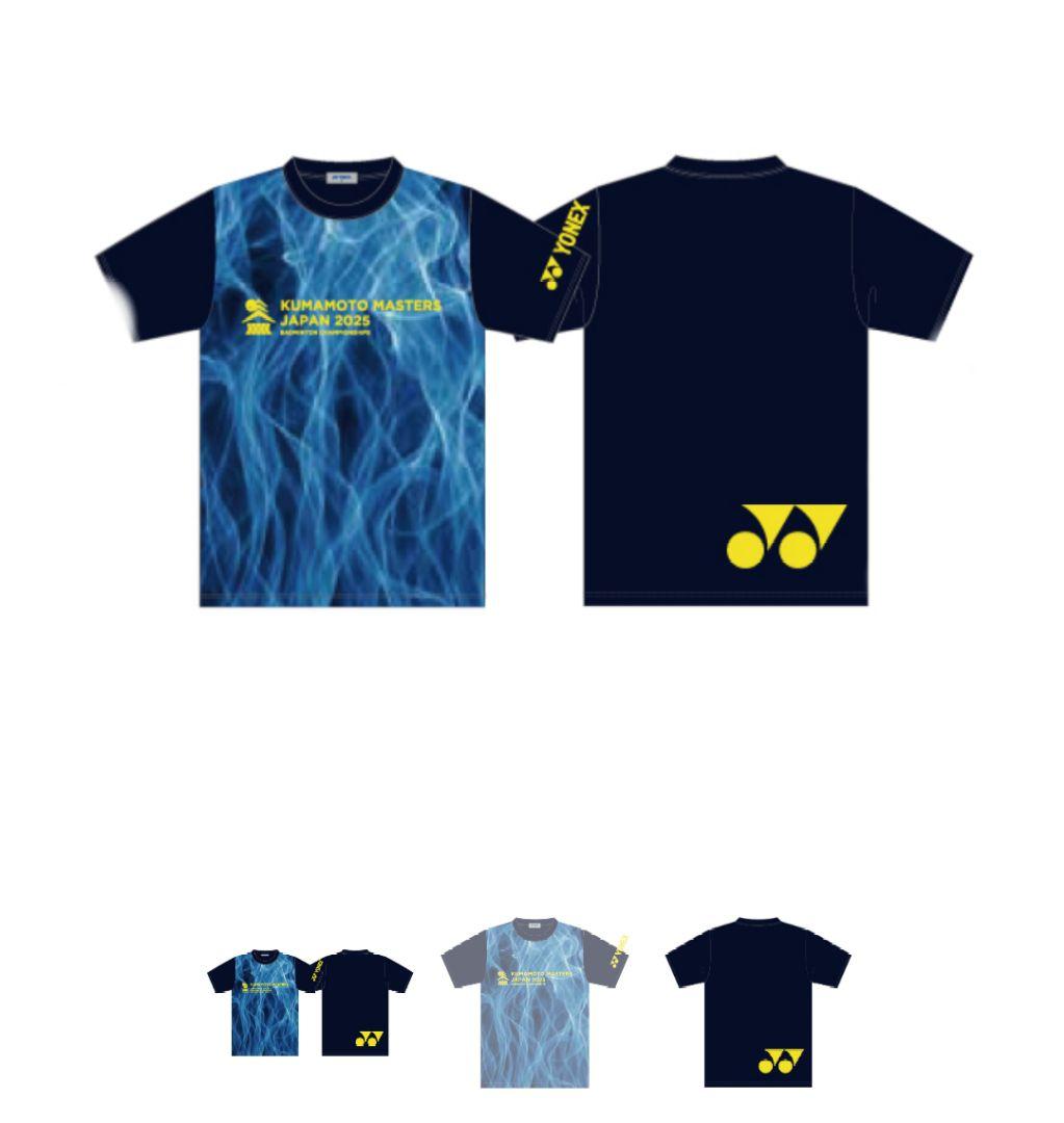 YONEXヨネックス2025熊本マスターズ メインTシャツ