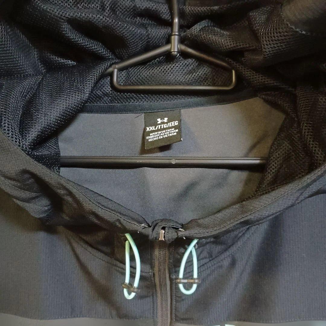 UNDER ARMOUR フード付きフルジップジャケット XXL パーカー