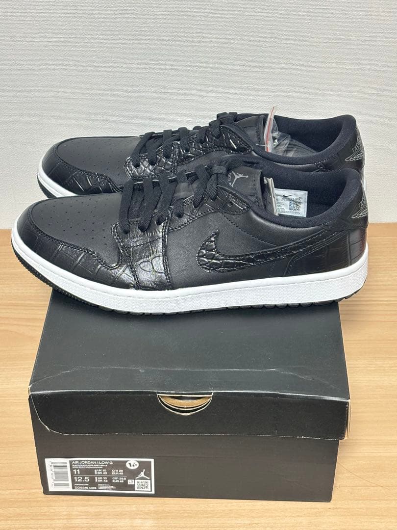 Nike Air Jordan 1 Low G ブラック 11 (29cm)